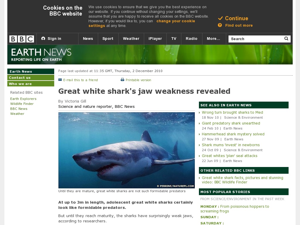 Random link to http://news.bbc.co.uk/earth/hi/earth_news/newsid_9247000/9247603.stm