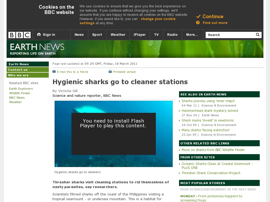 Random link to http://news.bbc.co.uk/earth/hi/earth_news/newsid_9427000/9427886.stm