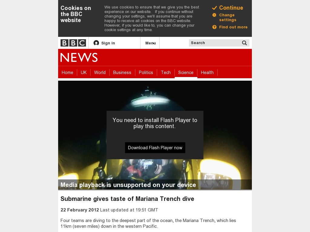 Random link to http://www.bbc.co.uk/news/science-environment-17046179