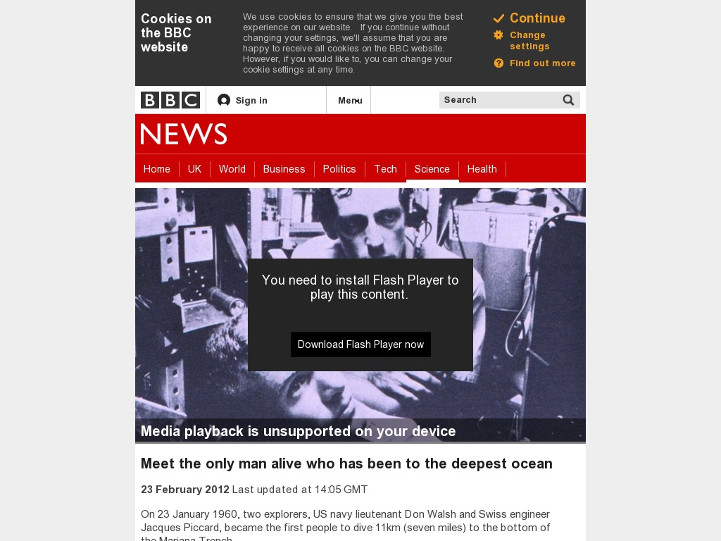 Random link to http://www.bbc.co.uk/news/science-environment-17060355