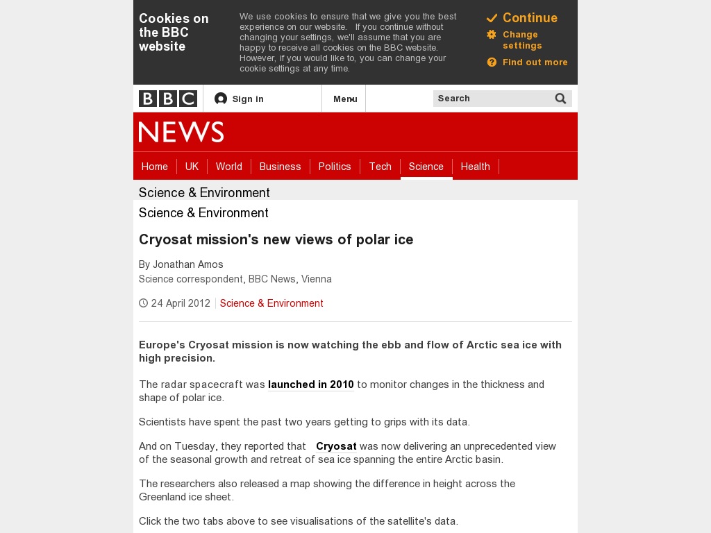 Random link to http://www.bbc.co.uk/news/science-environment-17803691