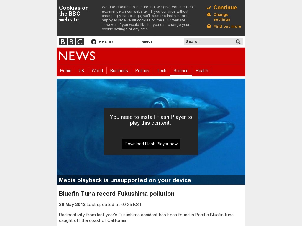 Random link to http://www.bbc.co.uk/news/science-environment-18245868