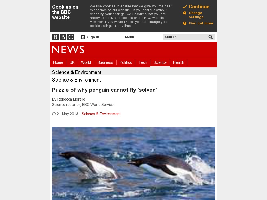 Random link to http://www.bbc.co.uk/news/science-environment-22601223