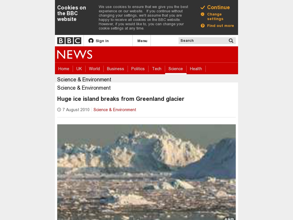 Random link to http://www.bbc.co.uk/news/science-environment-10900235