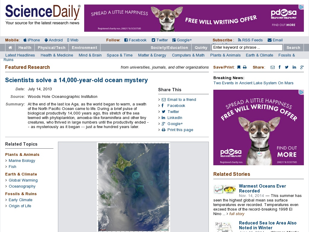 Random link to http://www.sciencedaily.com/releases/2013/07/130714160940.htm