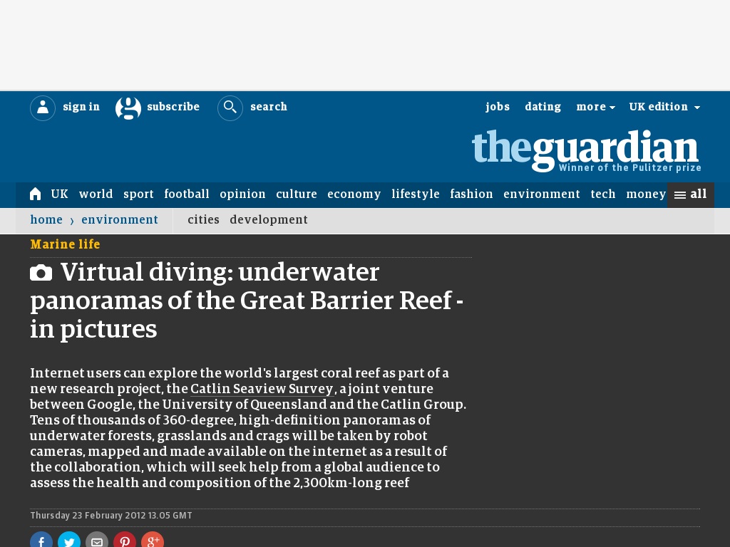 Random link to http://www.guardian.co.uk/environment/gallery/2012/feb/23/virtual-diving-panoramas-great-barrier-reef-in-pictures