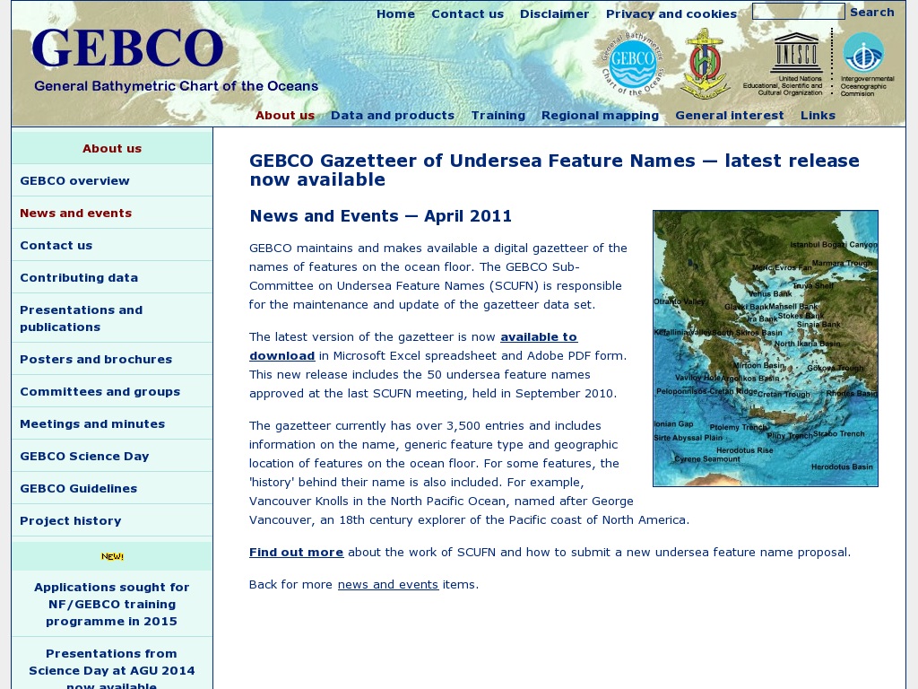 Random link to http://www.gebco.net/about_us/news_and_events/gebco_gazetteer_march_2011.html