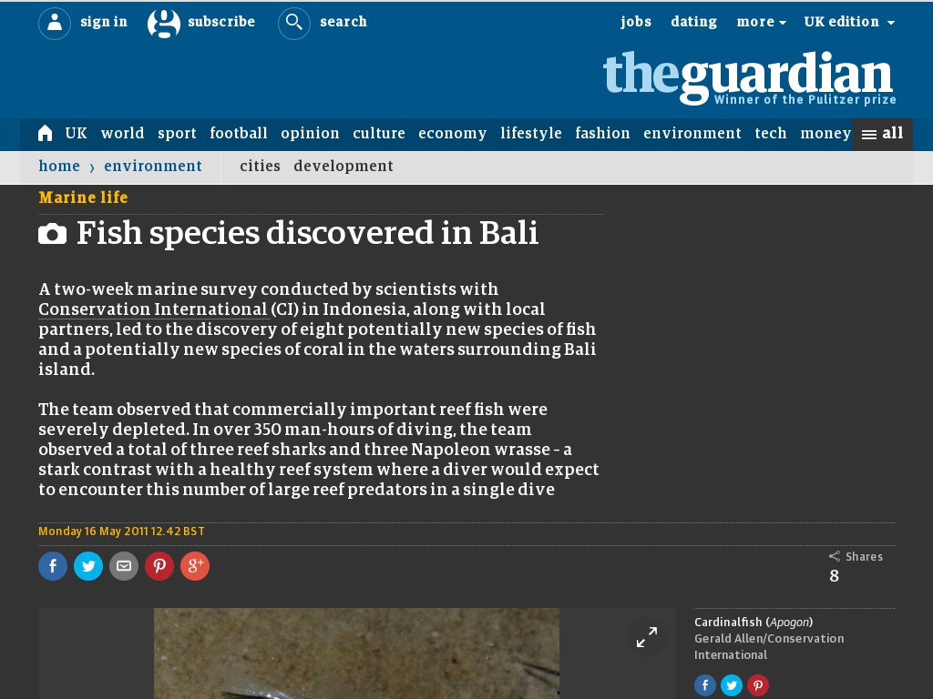 Random link to http://www.guardian.co.uk/environment/gallery/2011/may/16/fish-species-bali