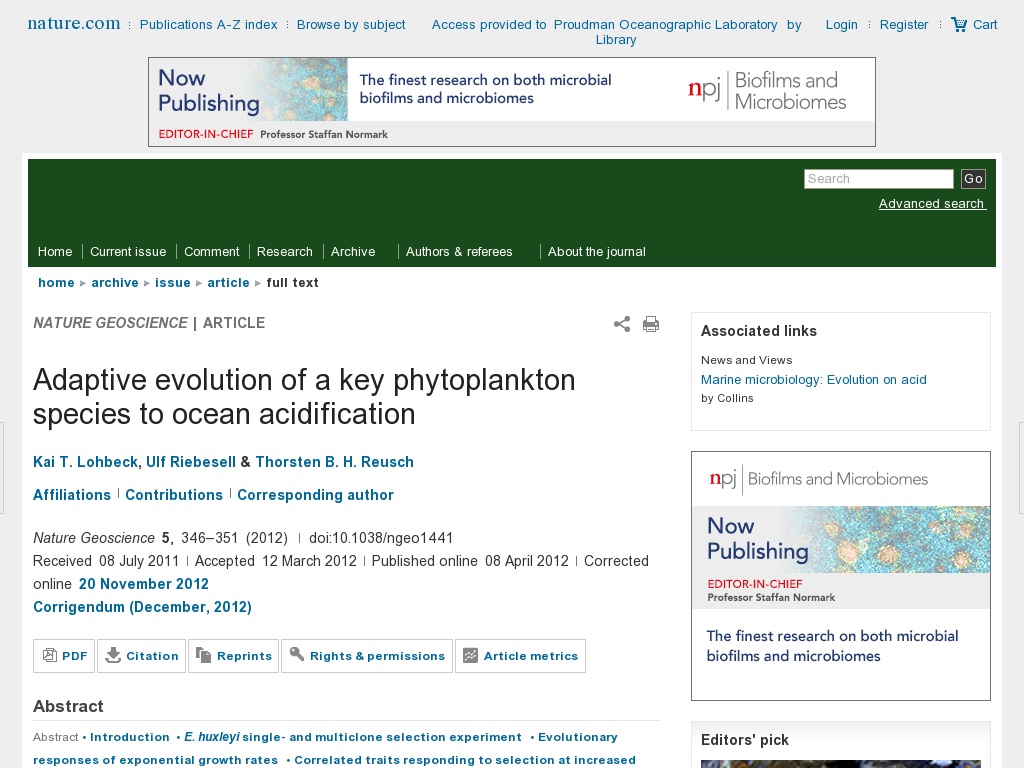 Random link to http://www.nature.com/ngeo/journal/v5/n5/full/ngeo1441.html