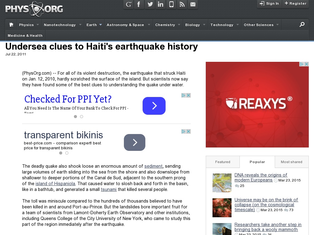 Random link to http://www.physorg.com/news/2011-07-undersea-clues-haiti-earthquake-history.html