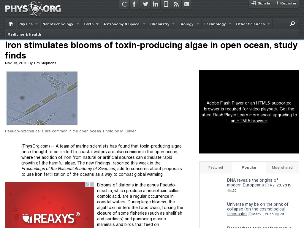 Random link to http://www.physorg.com/news/2010-11-iron-blooms-toxin-producing-algae-ocean.html