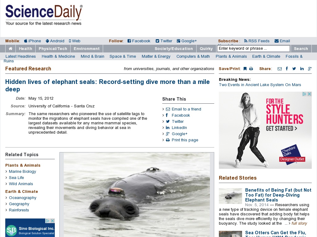 Random link to http://www.sciencedaily.com/releases/2012/05/120515203058.htm