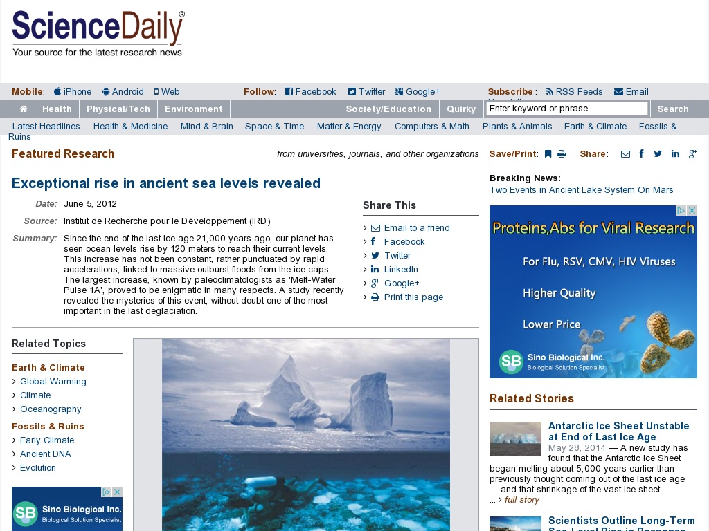 Random link to http://www.sciencedaily.com/releases/2012/06/120605102803.htm