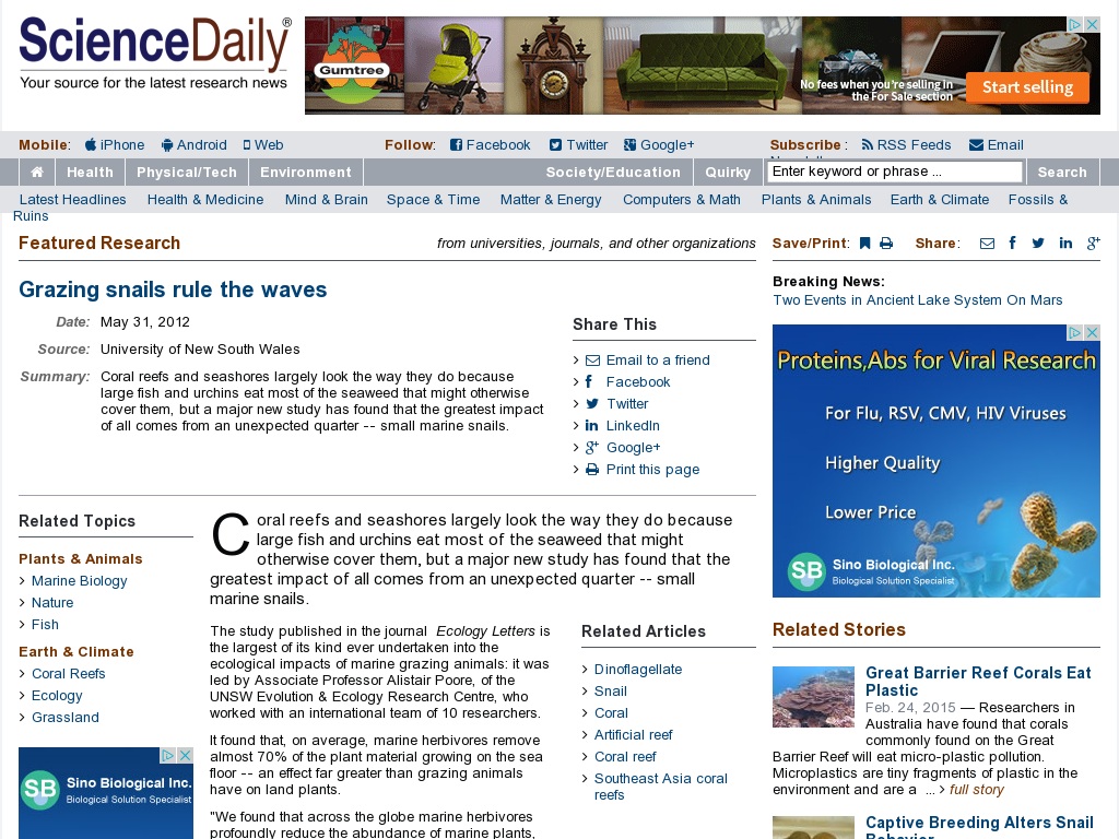 Random link to http://www.sciencedaily.com/releases/2012/05/120531102211.htm