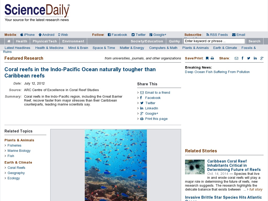 Random link to http://www.sciencedaily.com/releases/2012/07/120712101545.htm