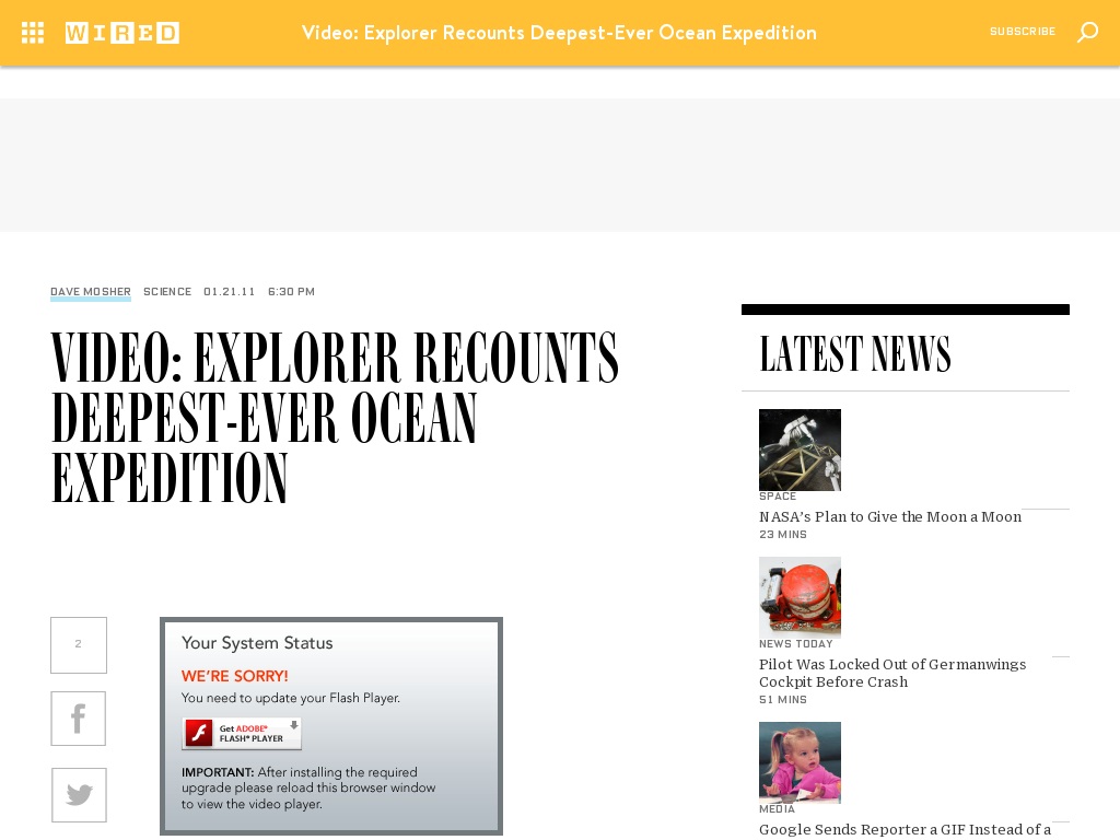 Random link to http://www.wired.com/wiredscience/2011/01/mariana-trench-dive/
