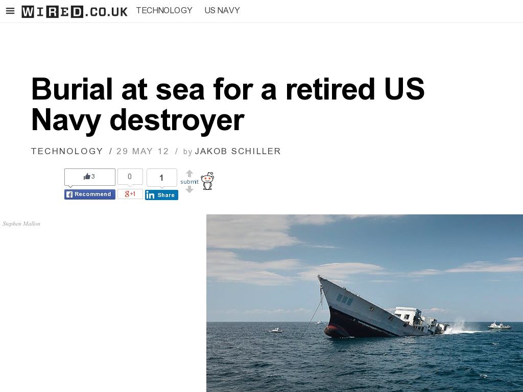 Random link to http://www.wired.co.uk/news/archive/2012-05/29/the-funeral-of-a-destroyer